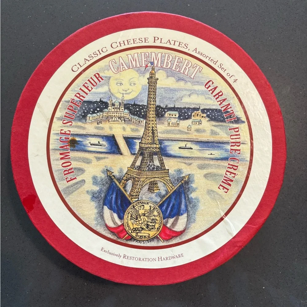 Restoration Hardware Classic French Cheese Plates